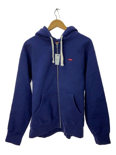Felpa con cappuccio Supreme Zip 22FW Small Box con coulisse M viola usata