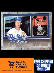 Maury Wills 1959-1966 Dodgers Greats 2006 Fleer Greats of the Game - Picture 1 of 5