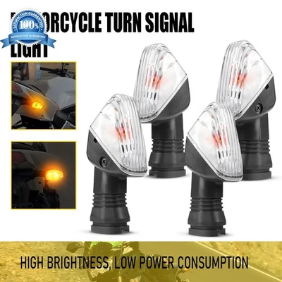 4PCS Front+Rear Turn Signal Indicator Light For KAWASAKI Z750 Z1000 2007-2009 - Image 1 of 4
