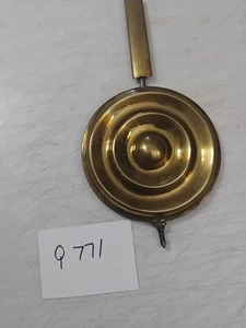 INGRAHAM LONG DROP SCHOOLHOUSE REGULATOR  OVERSIZE  WALL CLOCK PENDULUM - Picture 1 of 5