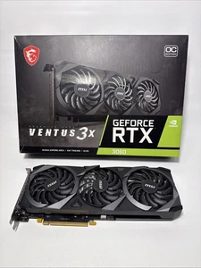 MSI Gaming GeForce RTX 3060 Ventus 3X 12GB OC GDRR6 DP/HDMI Ampere Graphics Card - Picture 1 of 12