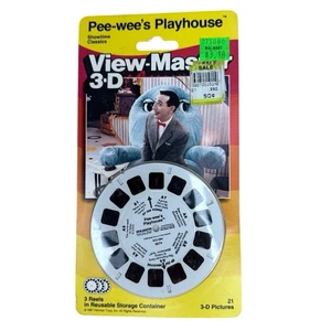 Vintage neue View-Master 3-D Rollen 1988 PEE-WEE’S PLAYHOUSE 3 Rollen Set #4074 versiegelt - Bild 1 von 9