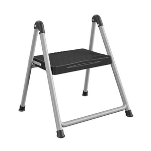Cosco One Step Platinum Lightweight Folding Steel Step Stool with Stability - Picture 1 of 8