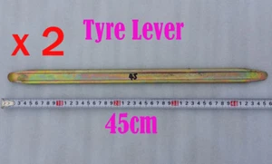 PAIR OF 20" TYRE LEVERS BIKE QUAD CAR VAN MOTORCYCLE SCOOTER WHEEL BARROW TOOLS - Picture 1 of 4