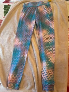 BRAND NEW WONDER NATION MERMAID SCALE GIRL PJS BOTTOM SZ XL 14-16 - Picture 1 of 6