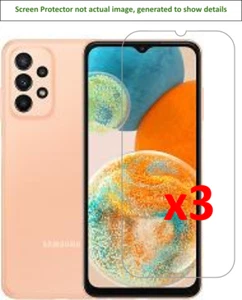 3x Samsung Galaxy A23 4G/5G Screen Protector w/ cloth - Picture 1 of 2