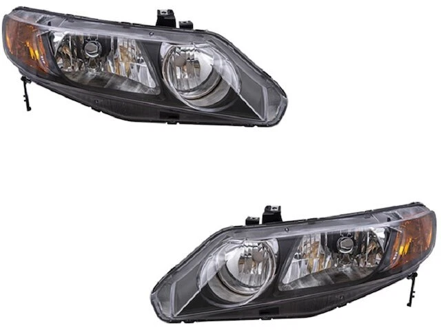 Headlight Assembly Set For 2006-2008 Honda Civic Sedan 4dr 2007 ZB337VP Foto 1 de 1