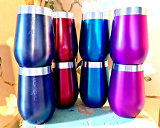 8 Reduce Stainless Steel 12 oz Tumblers Barware Wine Coffee Cocktails Tea