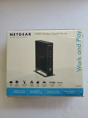 NEW Netgear N300 Wireless Gigabit Router  WNR3500L - Image 1 of 4