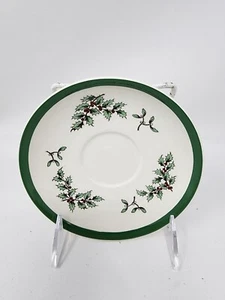 Spode Christmas Saucer Small Plate  S3324-Y Made In England EUC - NO CUP - Picture 1 of 11