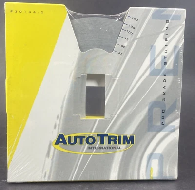 AUTO TRIM INTL. 4/16" x 150' Roll of Automotive Accent Pinstripe Tape BLACK - Image 1 of 4