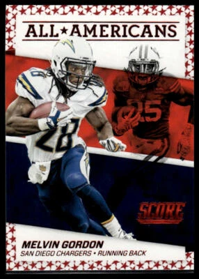 2016 Score #2 Melvin Gordon All-Americans Red - Image 1 of 2