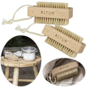 2x Nagelbürste Holz Natur Borsten Buche Handbürste Waschbürste Altum IB Laursen - Bild 1 von 7