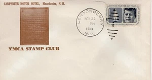 JOHN F KENNEDY FDC, LONDONERRY, NH,   1964  FDC19023 - Picture 1 of 1