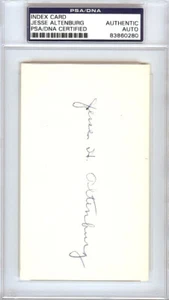 Jesse Altenburg Autographed 3x5 Index Card Pittsburgh Pirates PSA/DNA #83860280 - Picture 1 of 1