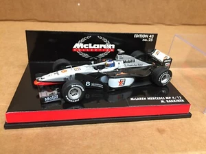 MINICHAMPS 1:43 SCALE F1 McLAREN MERCEDES MP 4/13 M. HAKKINEN ED.43 NO.25 - Picture 1 of 6