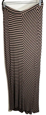 Mossimo Skirt Size XL Striped Maxi Length Elastic Waist Pull On Casual Business - Image 1 of 4