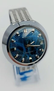 Timex Blue Nebula M87 42mm Rare Vintage Watch Running Beautiful All Original - Picture 1 of 24