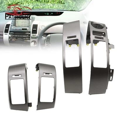 4PCS/Set For Toyota Prius 2004-2009 Center Inner A/C Dash Air Vent Cover Trim Foto 1 de 4