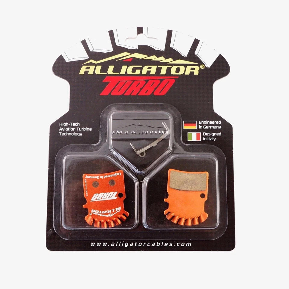 Pastillas de freno de disco Alligator Turbo Bike MTB para BR-M965 M966 M8000 M765 M775 R505 Foto 1 de 1