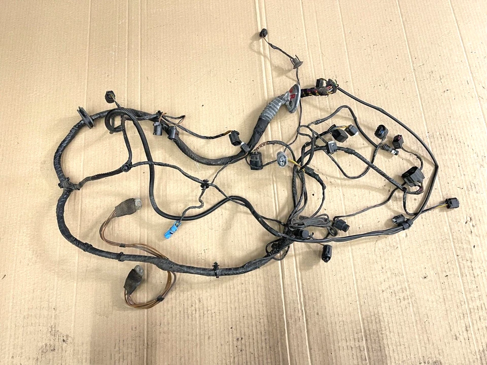 BMW X5 E53 2003 AWD lado derecho del pasajero compartimento del motor faro arnés de cableado OEM Foto 1 de 4