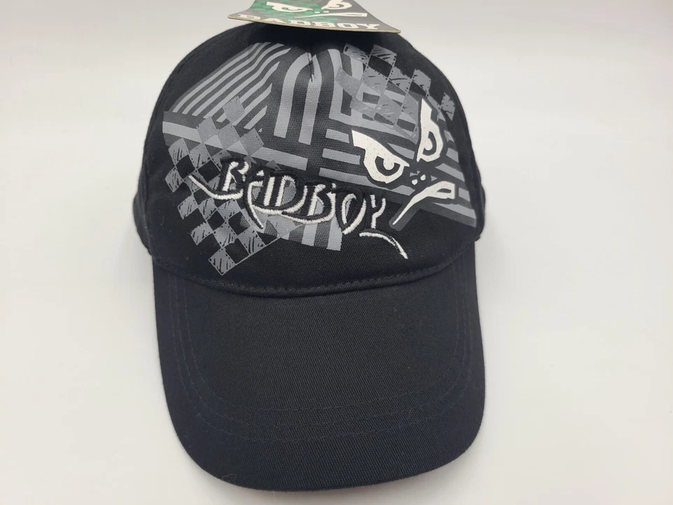 Vintage Youth Size 12-16 Bad Boy Club Snapback Hat Cap Sports Boys Girls Black - Image 1 of 4