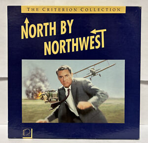 NORTH BY NORTHWEST Criterion Collection 3-Laserdisc LD BOXED SET VG+
