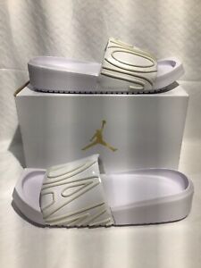 Women’s Nike Air Jordan NOLA Slide Sandals White/White CZ8027 100 Size 11