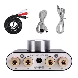 Mini Bluetooth 5.0 Black Digital Power Amplifier HiFi Stereo Audio 50W+50W - Picture 1 of 15