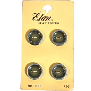 Elan Buttons Vintage Grey Green Size 22 5/8" (815WE) 599 2 Hole Translucent 4 On - Picture 1 of 8