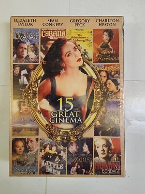 2012 Great Cinema 15 Movie Collection 2 DVD Elizabeth Taylor Sean Connery  A13 - Image 1 of 4
