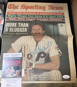 Mike Schmidt Signed Sporting News June 11 1984 Philadelphia Phillies JSA Auto - Picture 1 of 5