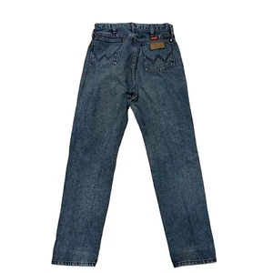 VINTAGE WRANGLER COWBOY-SCHNITT JEANS GRÖSSE 13 X 32 BLAU 14MWZNF HERGESTELLT IN DEN USA Western DAMEN - Bild 1 von 6