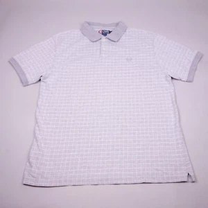 Chaps Ralph Lauren Polo Shirt XL Gray Logo Vintage CRL Casual Mens - Picture 1 of 10