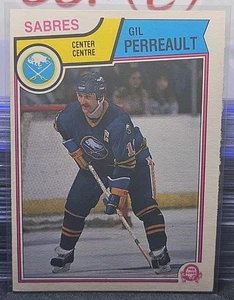 83-84 O-Pee-Chee Gilbert Perreault  🚨🚨🚨 Buffalo Sabres  - Picture 1 of 2
