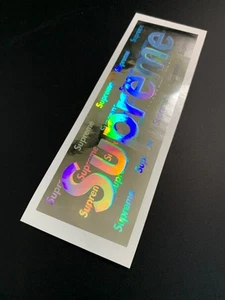 Supreme SS15 AUTHENTIC Holographic Hologram Logo Sticker DECAL Holo Foil SKATE - Bild 1 von 1