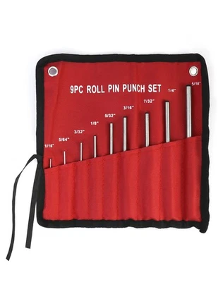 QWORK® 9 Pz Cacciaspine Set in Acciaio Temprato 1.5mm - 8mm | 1/16-5/16 Pollici  - Immagine 1 di 4