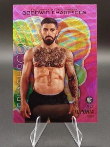 2023 Upper Deck Goodwin Champions - Platinum Ilia Topuria pink wave ( RC ) - Picture 1 of 2