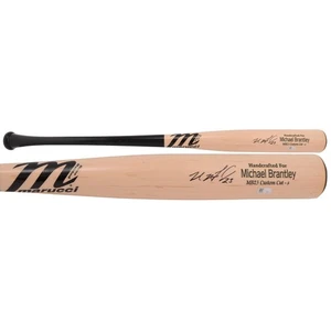 Michael Brantley Indians Signed Marucci Game Model Bat-Fanatics - Picture 1 of 1