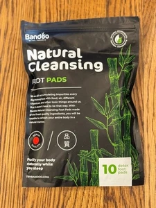 Bandoo Original Deep Cleaning Foot Pads Rana Pads Premium bambù naturale - Foto 1 di 6