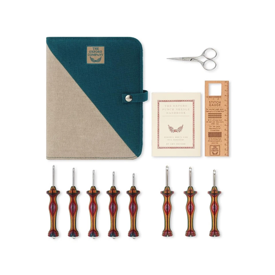 The Oxford Punch Needle Complete Set- 8 Sizes | Ergonomically Designed Colorf... - Image 1 of 4