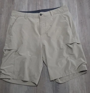 Pantalones cortos 32 Degrees Cool Performance Tech. Talla 34, tostado, elástico, bolsillos - Imagen 1 de 5