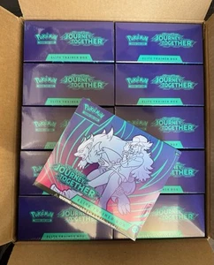 Pokemon TCG Journey Together Elite Trainer Box ETB Unsealed CASE (10 Boxes) - Picture 1 of 4