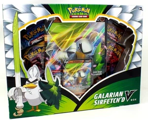 POKEMON GALARIAN SIRFETCH'D V 6 BOX CASE BLOWOUT CARDS - Picture 1 of 2
