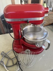 KitchenAid KP26M9PCER Standmixer - Empire Rot mit Schüssel und Aufsätzen - Bild 1 von 8