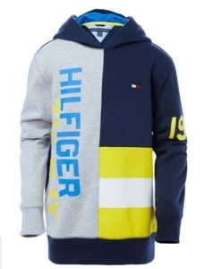 Tommy Hilfiger Little Boys Pieced Pullover Hoodie - Size 4 - NWT - MSRP$44.50 - Picture 1 of 10