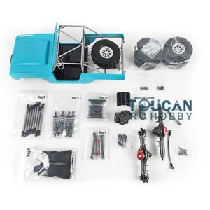 TFL 1/10 4WD SCX10 RC Cars Crawler Painted Shell Metal Chassis Car Model - Picture 1 of 9