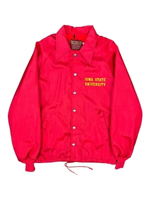 Jaqueta de Pista Vintage Anos 80 Iowa State University Coaches Pequena Collegiate Pacific - Imagem 1 de 4