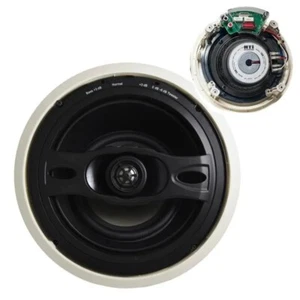 White 2-Way 6.5" 120 Watt 6 Ohms In-Ceiling Tilted Home Speaker (pair) - Picture 1 of 3