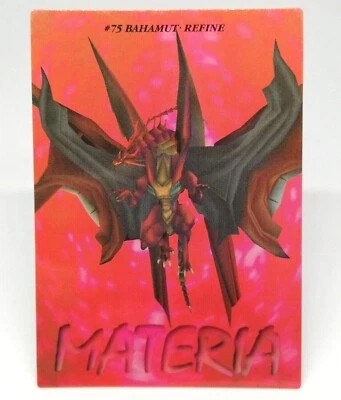 75 Bahamut REFINE Final Fantasy Ⅶ 7 Carddas Masters Card SQUARE ENIX Japan - Image 1 of 4